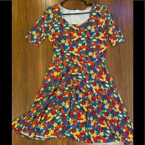 Floral Lularoe Nicole dress